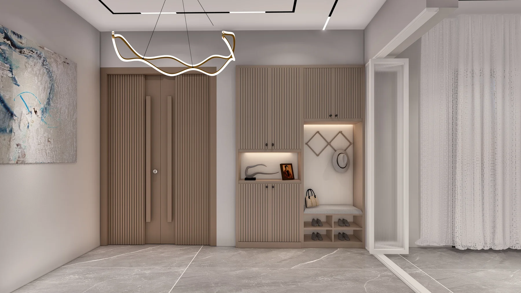 Gulshan 2 Domino Flat Interior — project view 11