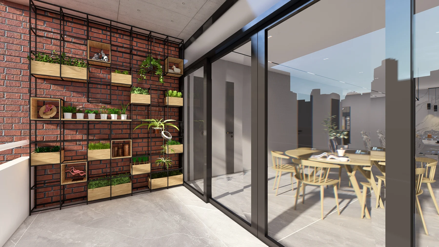 Gulshan 2 Domino Flat Interior — project view 12