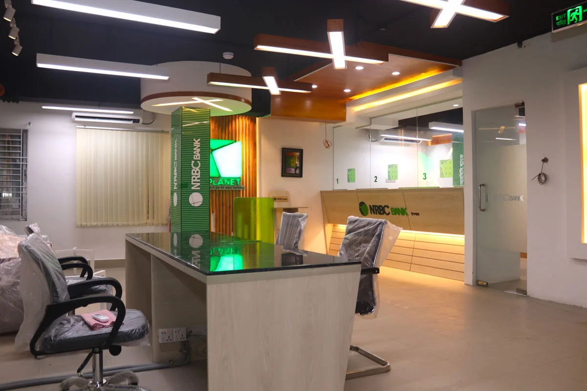 NRBC Bank Interior Design — project image from Third Vision Ltd.